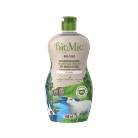 Средство BioMio для мытья посуды, овощей и фруктов, экологичное без запаха, 450 мл фото