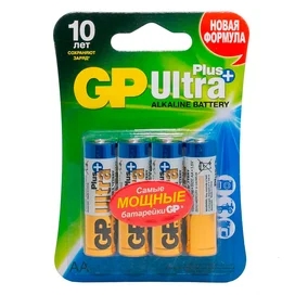 Батарейка AA 4шт GP Ultra Plus фото