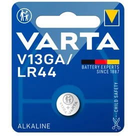 Батарейка V13GA-LR44 1шт Varta (0013-4276-101-401) фото