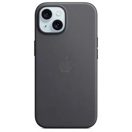 Чехол для iPhone 15 FineWoven Case with MagSafe, Black (MT393ZM/A) фото