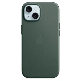 Чехол для iPhone 15 FineWoven Case with MagSafe, Evergreen (MT3J3ZM/A) фото