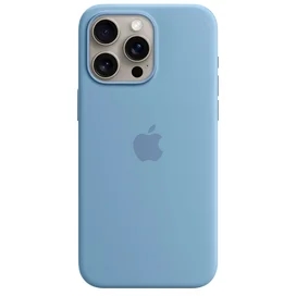 Чехол для iPhone 15 Pro Max, Silicone Case with MagSafe, Winter Blue (MT1Y3ZM/A) фото