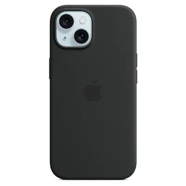 Чехол для iPhone 15, Silicone Case with MagSafe, Black (MT0J3ZM/A) фото