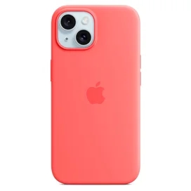Чехол для iPhone 15, Silicone Case with MagSafe, Guava (MT0V3ZM/A) фото
