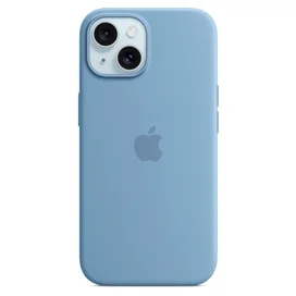 IPhone 15 корпусы, MagSafe бар силикон қорапшасы, Winter Blue (MT0Y3ZM/A) фото