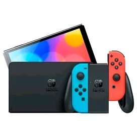 Nintendo Switch OLED Neon Ойын консолі (4902370548563) фото