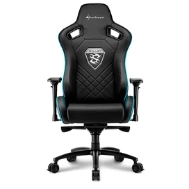 Игровое компьютерное кресло Sharkoon Skiller SGS4, Black/Blue фото