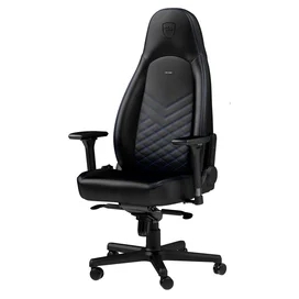 Игровое компьютерное кресло Noblechairs Icon, Black/Blue (NBL-ICN-PU-BBL) фото