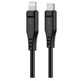 Зарядтау кабелі  ACEFAST, C3-01, USB-C to Lightning, TPE, black (C3-01bk - ACEFAST) фото