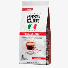 Кофе Espresso Italiano Bellissimo молотый 200 г фото