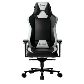 Игровое компьютерное кресло LORGAR Base 311, Black + White (LRG-CHR311BW) фото
