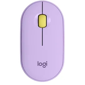 Мышка беспроводная USB/BT Logitech Pebble M350, Lavander lemonade (910-006752) фото