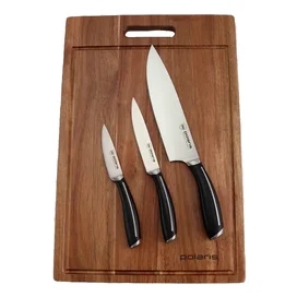 Набор ножей с разделочной доской Polaris Stein-4BSS фото