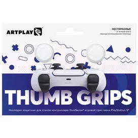 Накладки Artplays Thumb Grips для DualSense PS5, White (ACPS423) фото