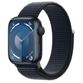 Смарт Часы Apple Watch Series 9, 41mm Midnight Aluminium Case with Midnight Sport Loop (MR8Y3) фото