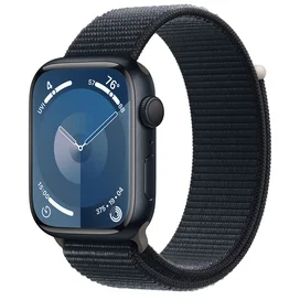 Apple Watch Series 9 Смарт сағаты, 45mm Midnight Aluminium Case with Midnight Sport Loop (MR9C3) фото