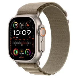 Смарт Часы Apple Watch Ultra 2, 49mm Titanium Case with Olive Alpine Loop - Medium (MREY3) фото