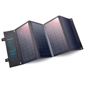 Портативная складная солнечная батарея-панель Choetech 36Вт фото
