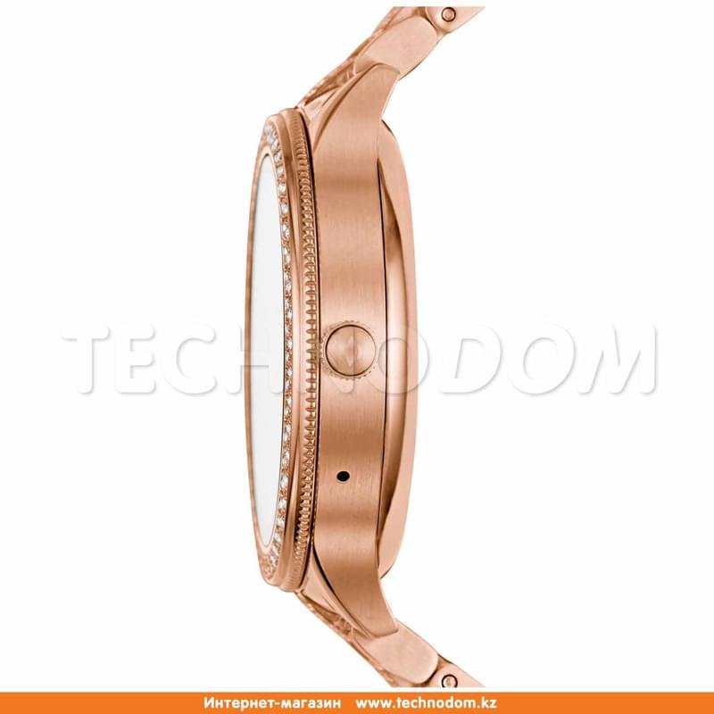 Смарт часы Fossil Gen 3 - Q Venture Rose Gold-Tone Stainless Steel with Stones - фото #1