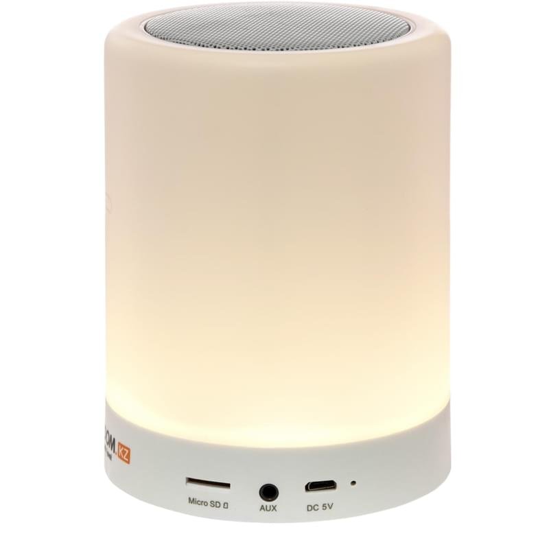 Bluetooth Neo кіріктірілген шамы бар колонкасы, White (M12007) - фото #1