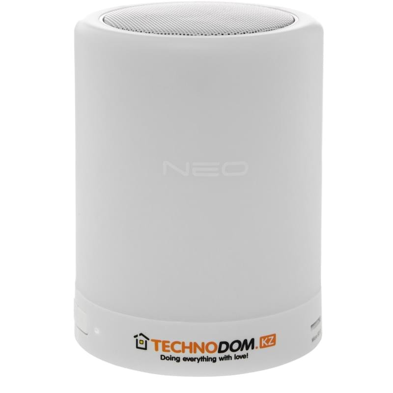 Колонка Bluetooth Neo с встроенной лампой, White (M12007) - фото #3