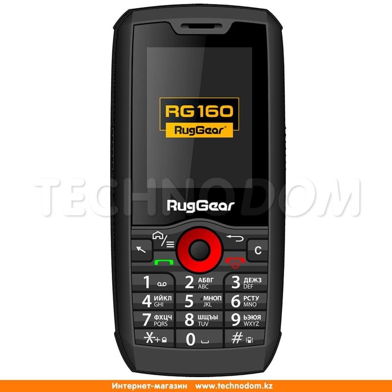 Мобильный телефон RugGear RG160 Black - фото #0