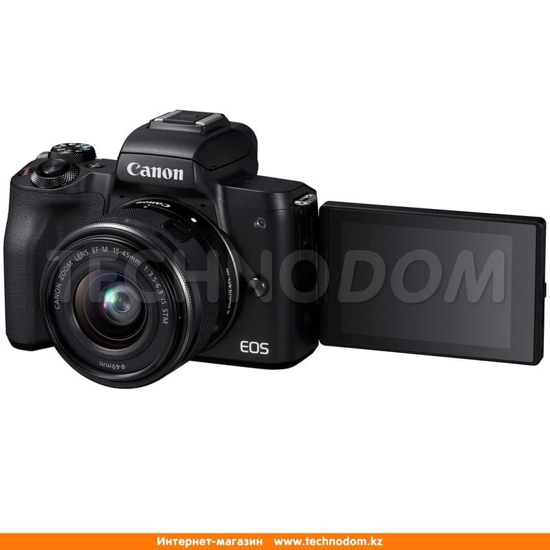 Беззеркальный фотоаппарат Canon EOS M50 EF-M 15-45 IS STM Black - фото #3