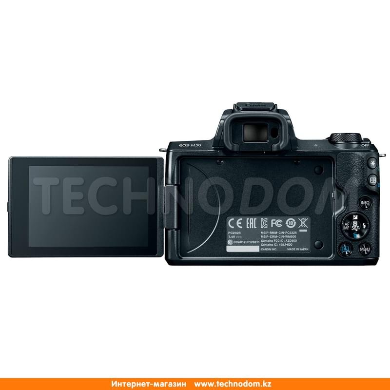 Беззеркальный фотоаппарат Canon EOS M50 EF-M 15-45 IS STM Black - фото #4