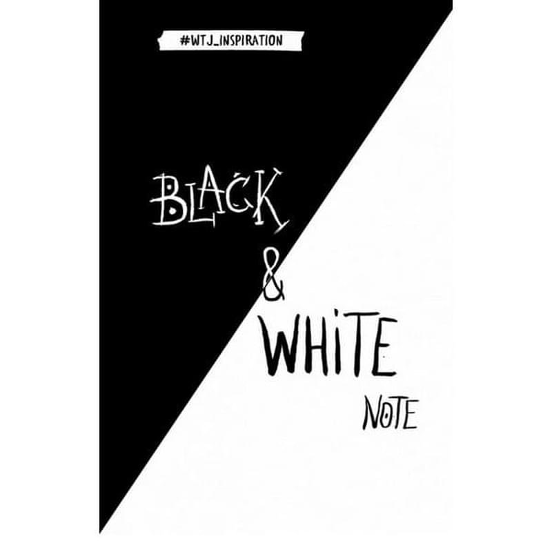 Black&White Note. Стильный блокнот с черными и белоснежными страницами, WTJ_INSPIRATION - фото #0