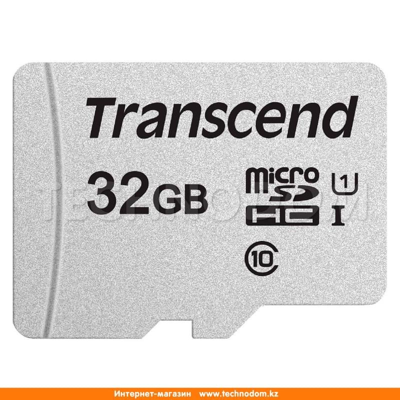 Карта памяти MicroSD 32GB Transcend, TLC, UHS-I, U1 (TS32GUSD300S) - фото #0