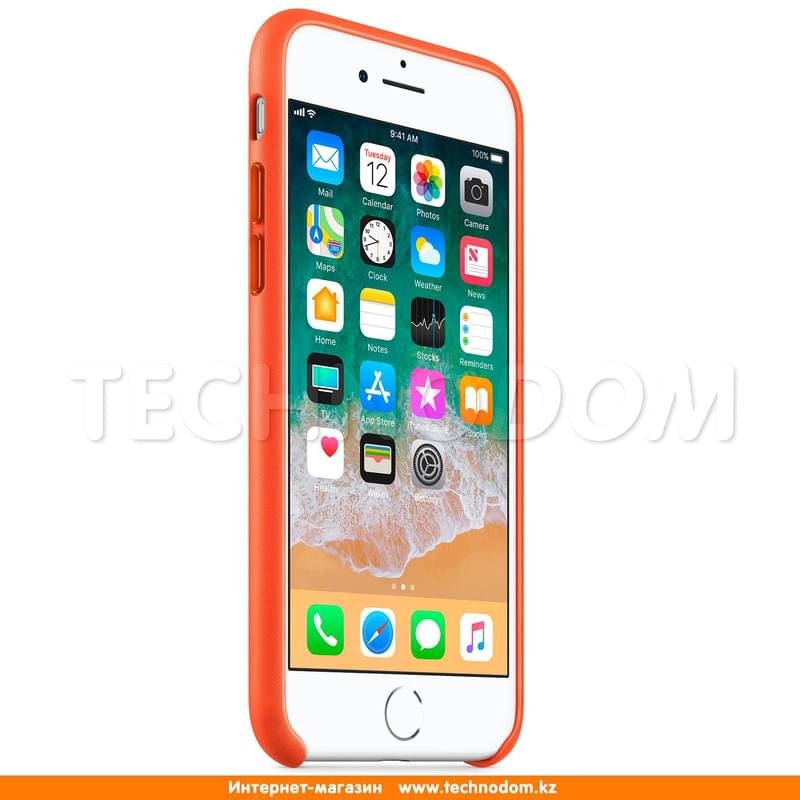Чехол для iPhone 7/8 Apple, Кожа, Bright Orange (MRG82ZM/A) - фото #2