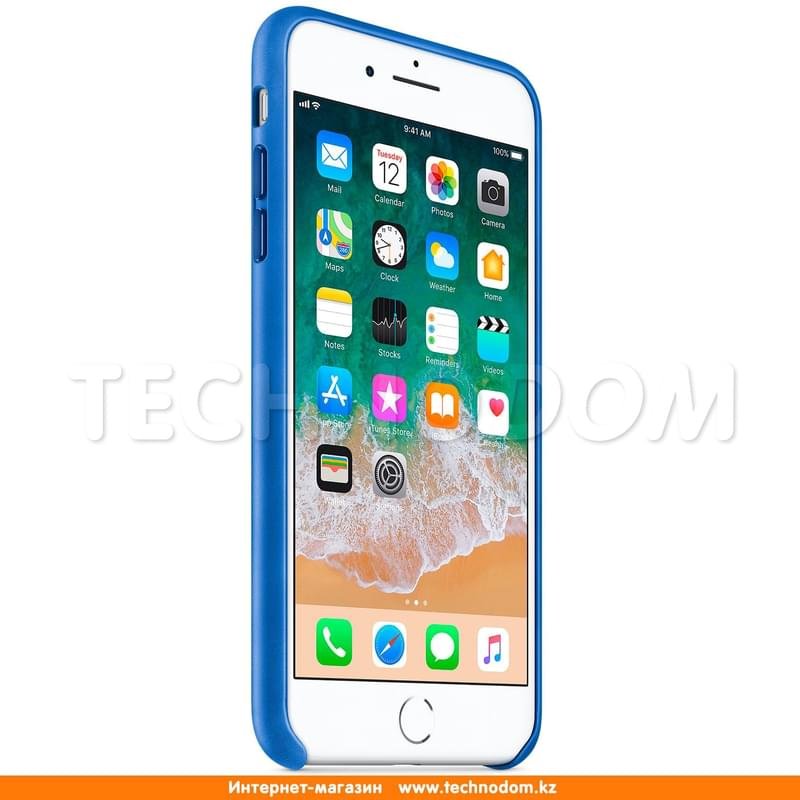 Чехол для iPhone 7 Plus/8 Plus Apple, Кожа, Electric Blue (MRG92ZM/A) - фото #2