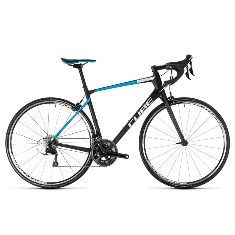 Cube велосипед Attain GTC Pro - 2018 (56cm (28) carbon-n-blue) - фото #0