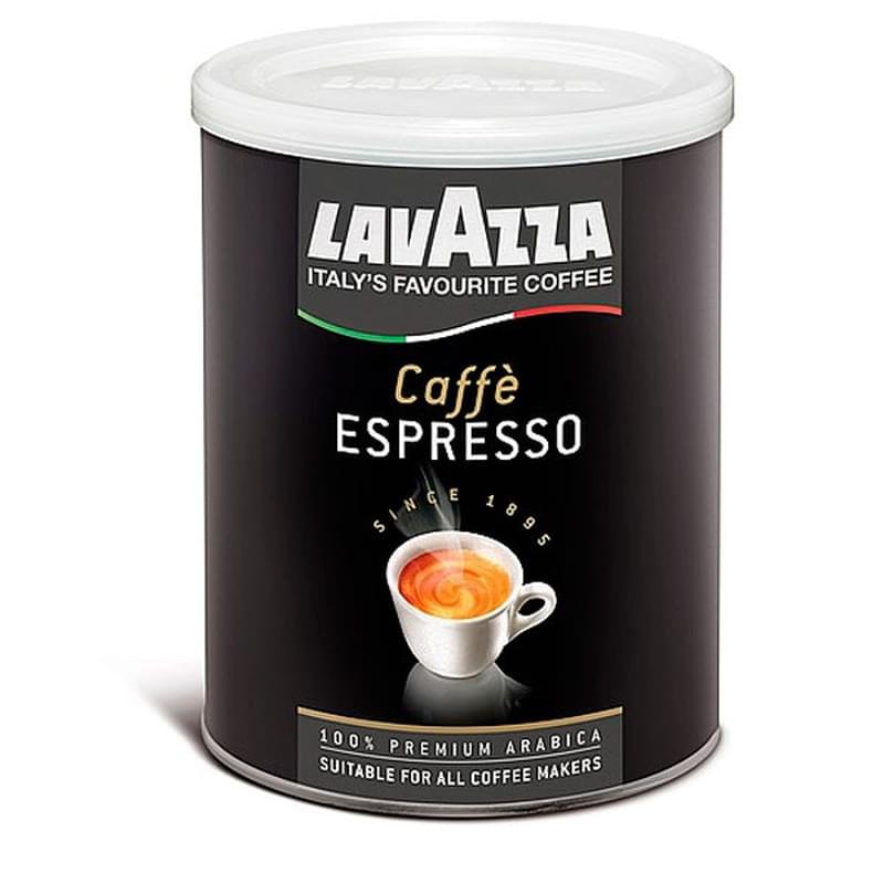 Кофе Lavazza "Caffe Espresso" молотый жлз/банка 250 г - фото #0