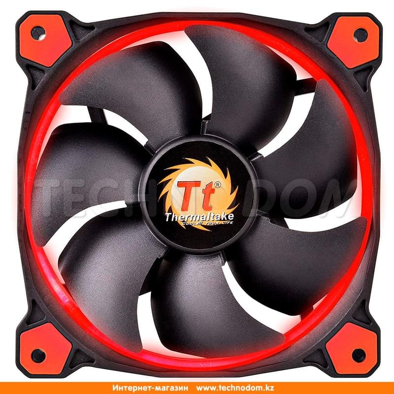 Кулер для кейса Thermaltake Riing 12 LED Red ATX 3 pack (CL-F055-PL12RE-A) - фото #0