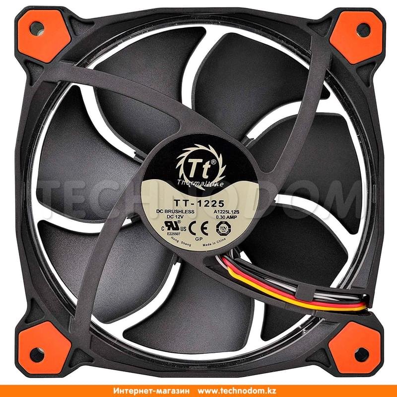 Кулер для кейса Thermaltake Riing 12 LED Red ATX 3 pack (CL-F055-PL12RE-A) - фото #2