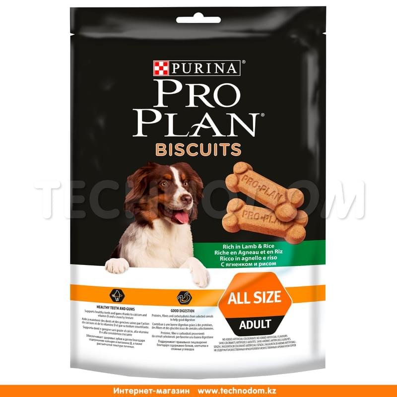 Лакомство Pro Plan Biscuits для собак, с ягненком и рисом 400 г - фото #0
