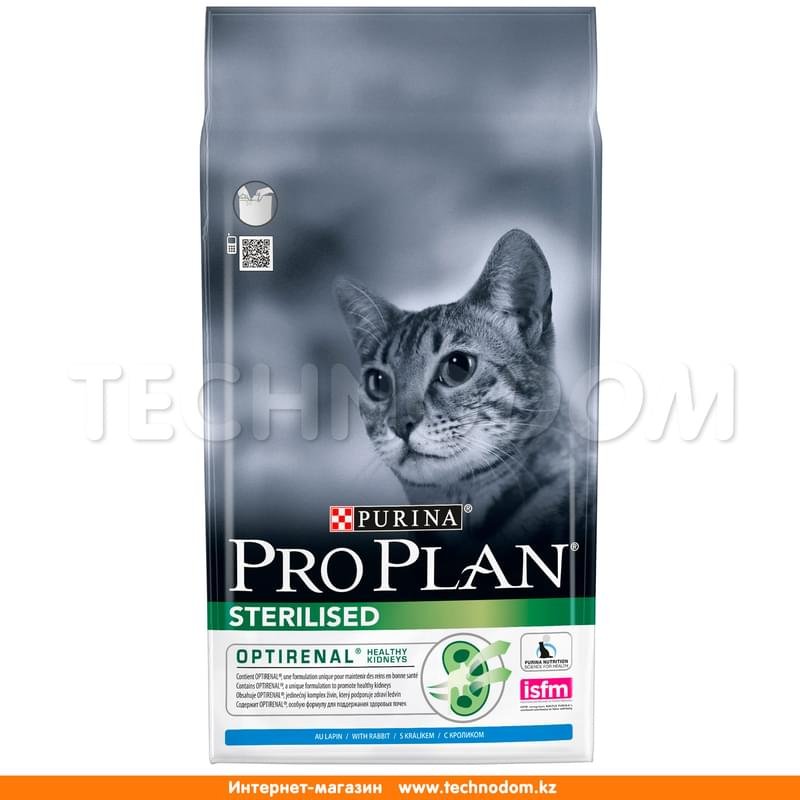 Сухой корм Pro Plan для стерилизованных кошек и кастрированных котов, с кроликом 10 кг - фото #0