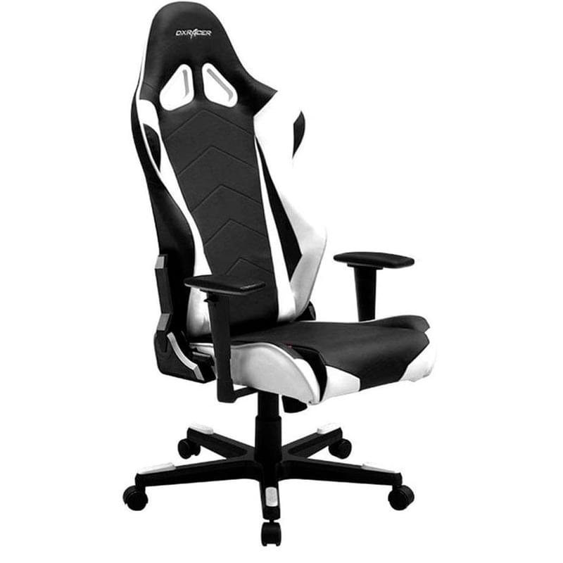 Игровое компьютерное кресло DXRacer Racing, Black/White (OH/RE0/NW) - фото #2