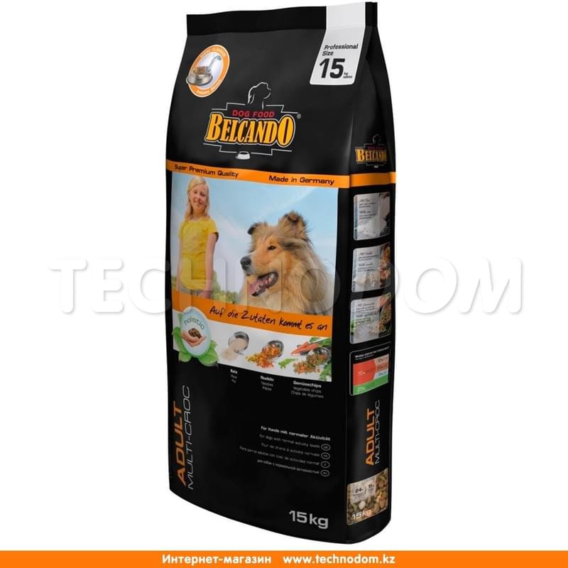 Сухой корм для собак Belcando Adult Multi-Croc для собак средних и крупных пород 15 кг - фото #0