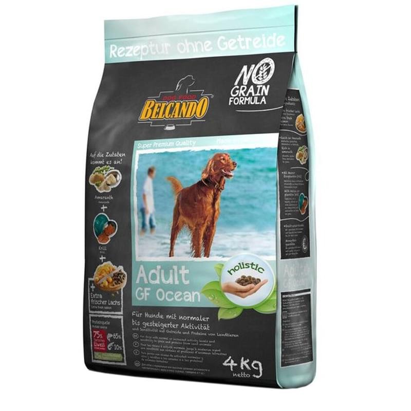 Сухой корм Belcando Adult GF Ocean для собак, склонных к аллергии 4 кг - фото #0