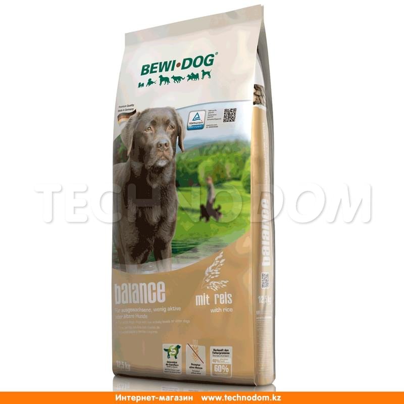 Сухой корм Bewi Dog Balance Croc для собак со сниженным уровнем активности и пожилых собак 12,5 кг - фото #0