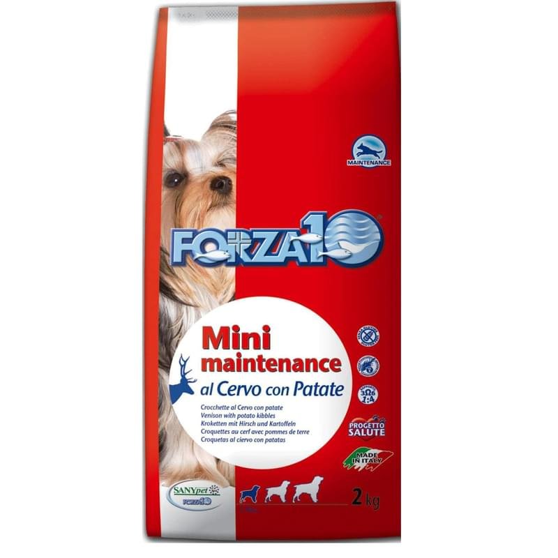 Сухой корм Forza10 Mini Adult Maintenance для собак мелких пород, с олениной и картофелем 2 кг - фото #0
