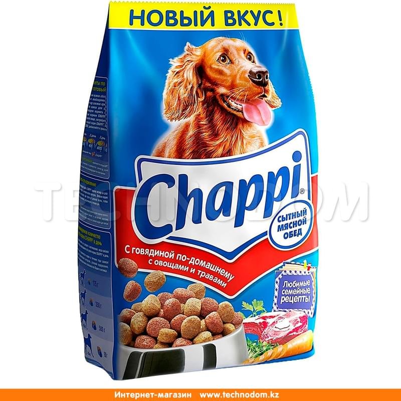 Сухой корм Chappi для собак с говядиной по-домашнему 600 г - фото #0