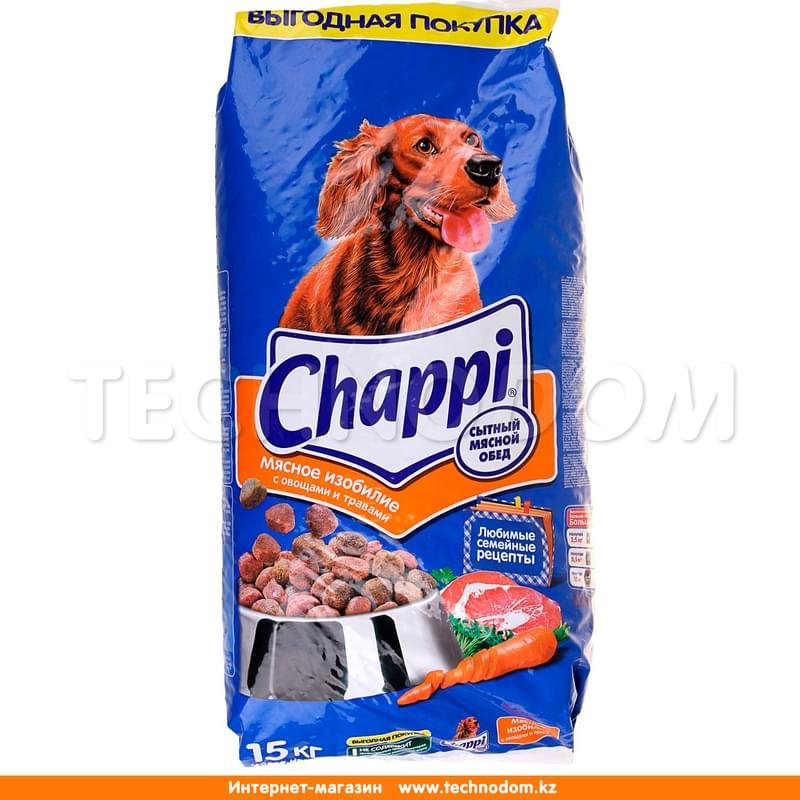 Сухой корм Chappi для собак, мясное изобилие 15 кг - фото #0