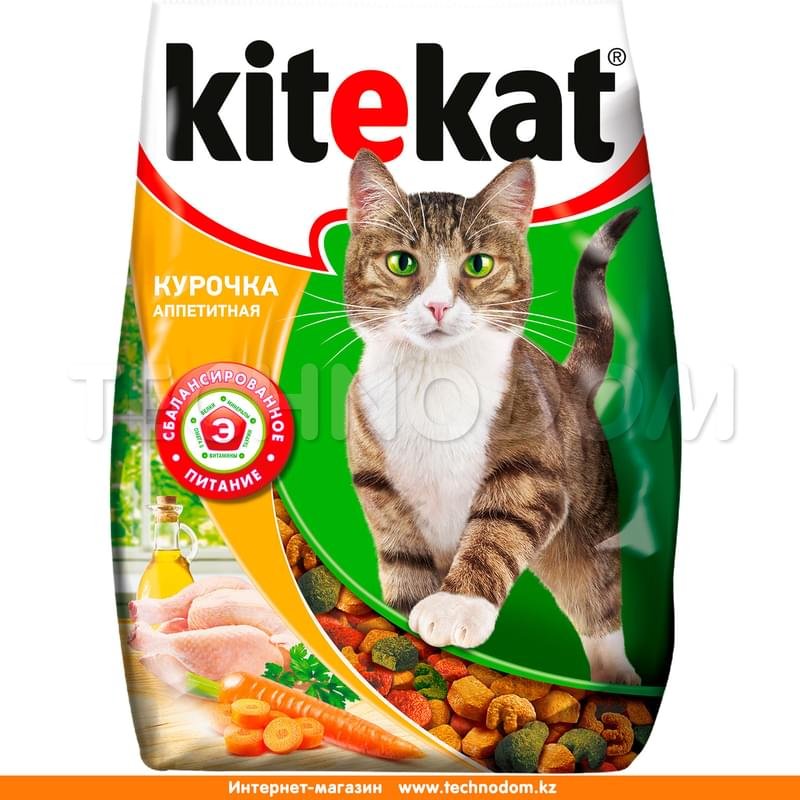 Сухой корм Kitekat для кошек, курочка аппетитная 1,9 кг - фото #0