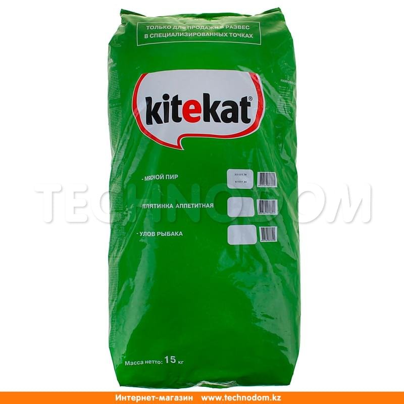 Сухой корм Kitekat для кошек, мясной пир 15 кг - фото #0