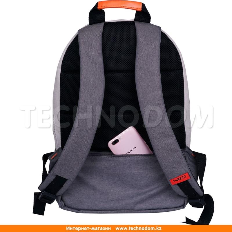 Рюкзак для ноутбука 15.6" NEO NEB-005, Grey, полиэстер (NEB-005G) - фото #3