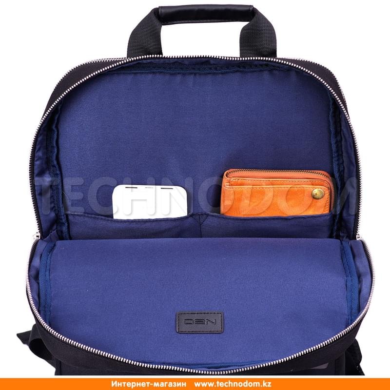 Рюкзак для ноутбука 15.6" NEO HUGO, Black, PU/полиэстер (NEB-002B) - фото #3