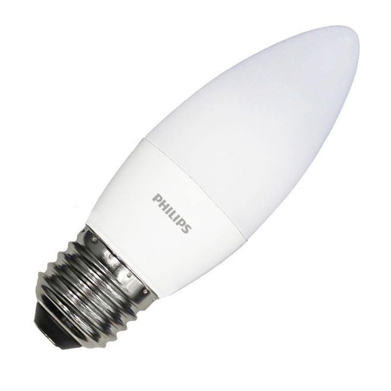 Светодиодная лампа Philips B38N 6.5W (60W) 2700K 550lm E27 Тёплый - фото #0